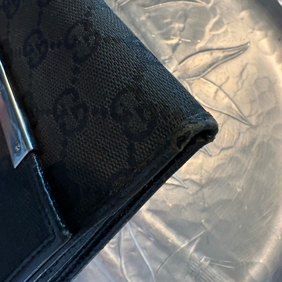 Gucci Black Monogram Women's Wallet - Picture 10 of 11